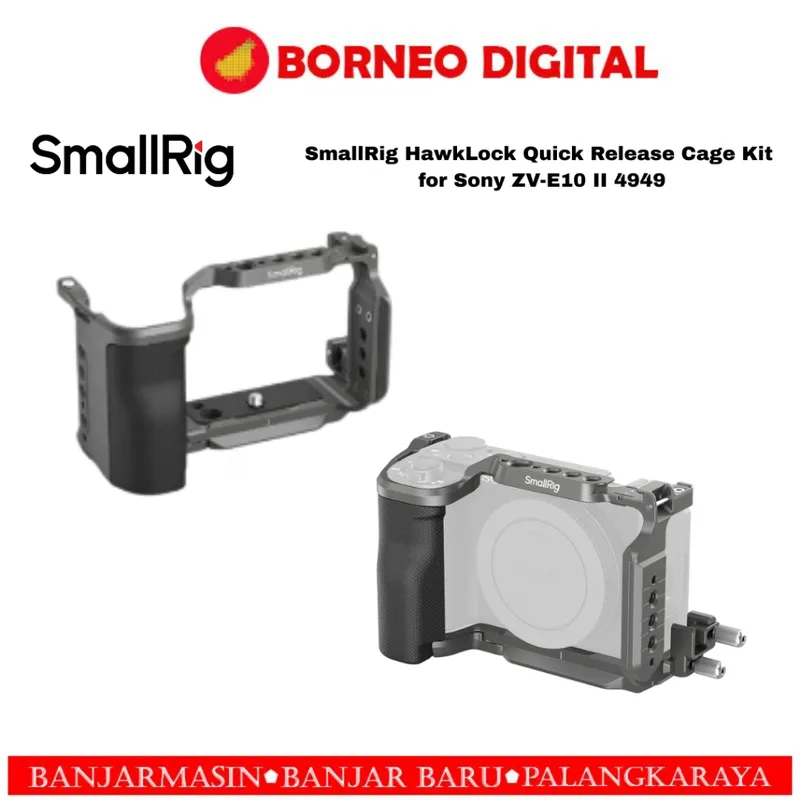 SMALLRIG ZV-E10 II HawkLock Quick Release Cage Kit
