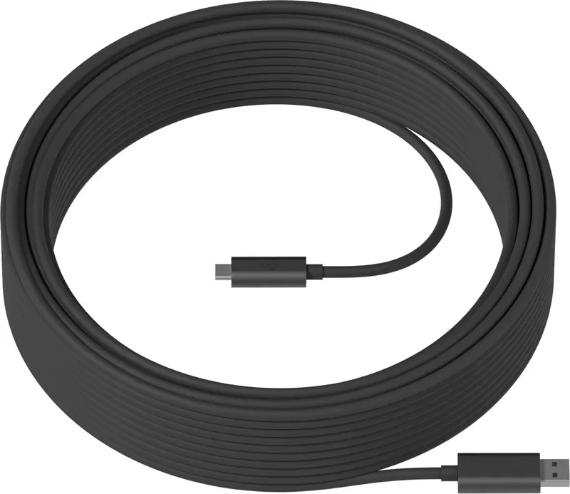 Glasfiber, USB A till USB C-kabel, 10 m, 10 Gbps