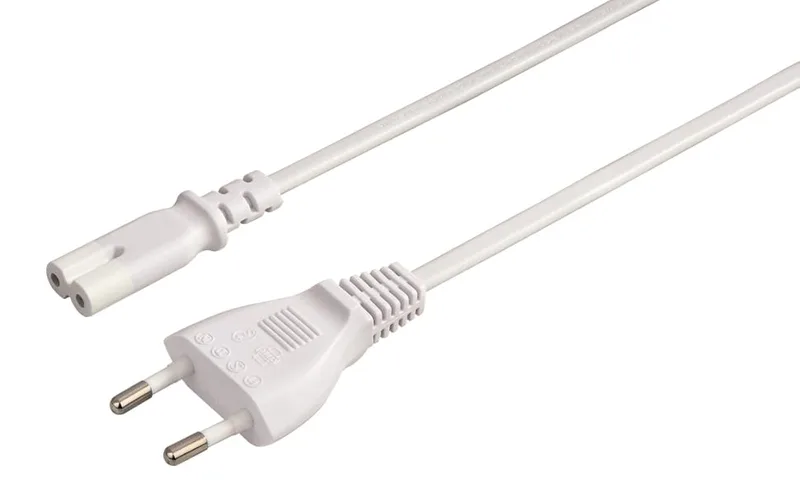 Hama strömkabel med platt eurokontakt