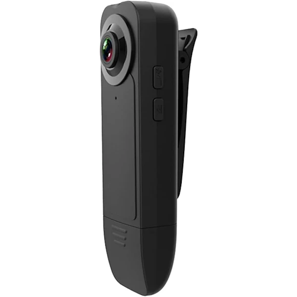 Kroppskameror C3/K3 Liten bärbar minivideokamera Explosionsstång Varningsljus Bären kamera vidvinkel videokamera Kamera(Color:K3 128GB)