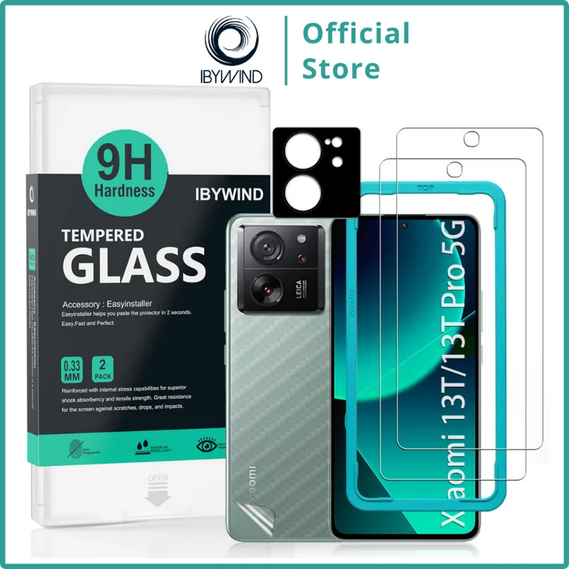 IBYWIND 2-pack skärmskydd för Xiaomi 13T/13T Pro 5G