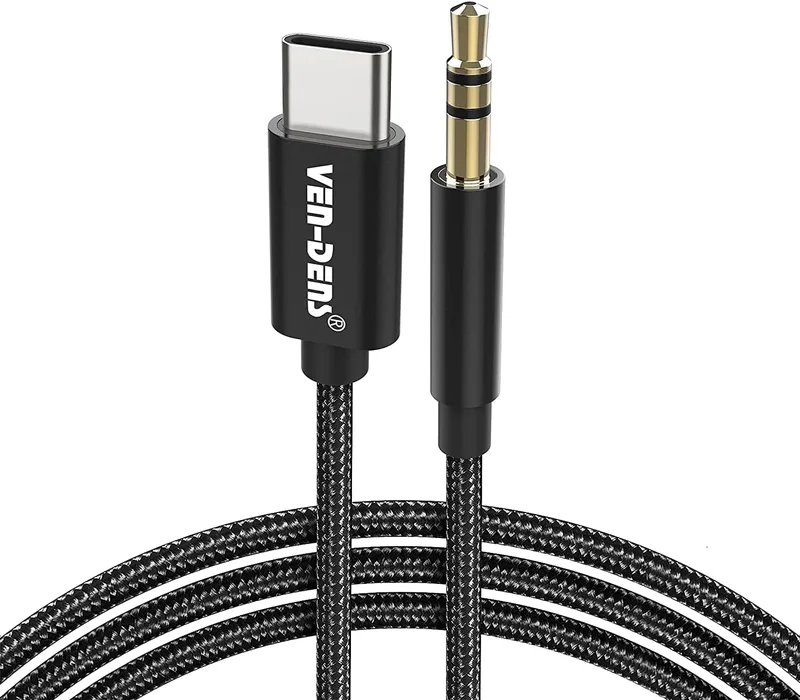 audio pirates – HiFi Stereo USB-C/3,5 mm Aux-uttag hörlurskabel