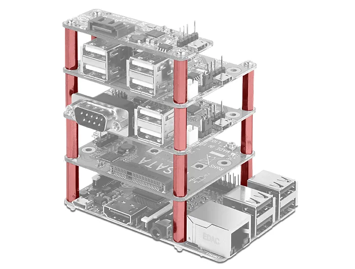 DeLOCK Monteringskit Raspberry Pi