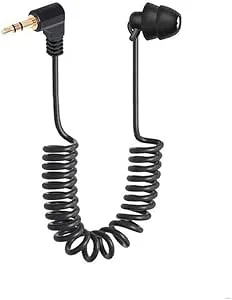 Genérico Single-Sided Spring Wire Earphone