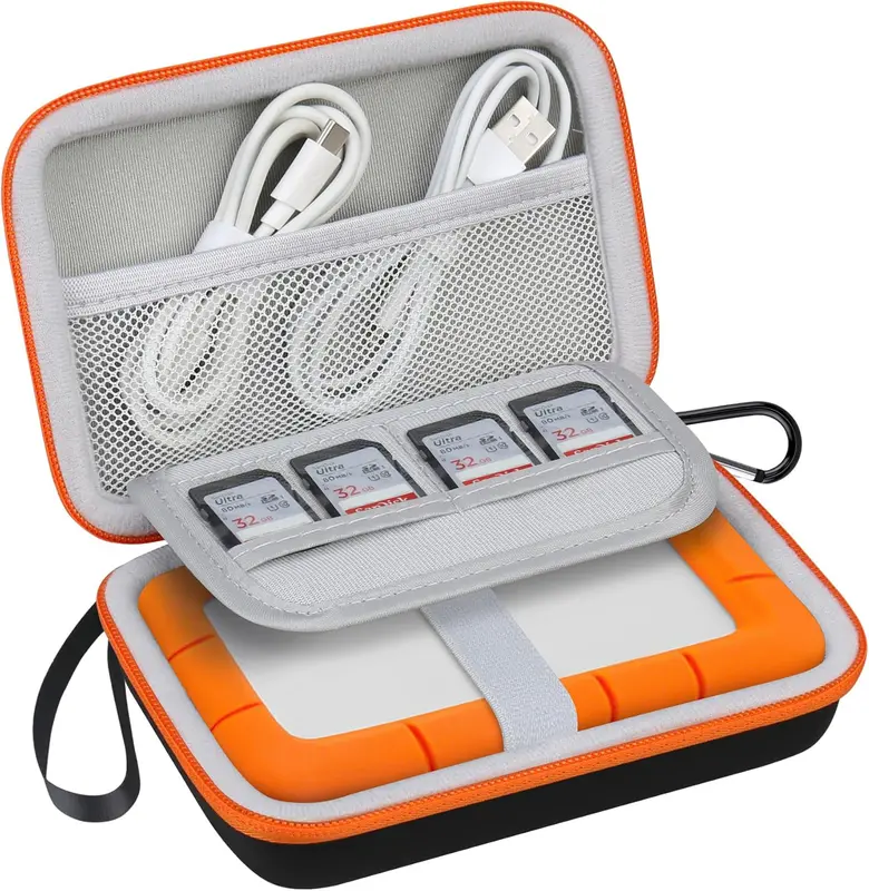 Lacdo Hard Drive Bärväska för LaCie Rugged