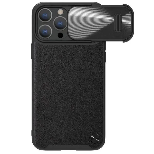 Nillkin iPhone 14 Pro Max Skal CamShield Läder S