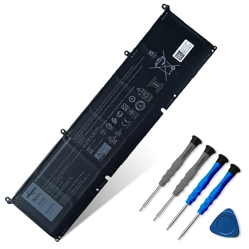 batteri för Dell XPS 15 9500 9510 9520 Precision G7 15 G15 5521 5520 5515 5511 5510 Alienware M15 M17 R3 R4, Inspiron 7510 7610 77 620 P87F P