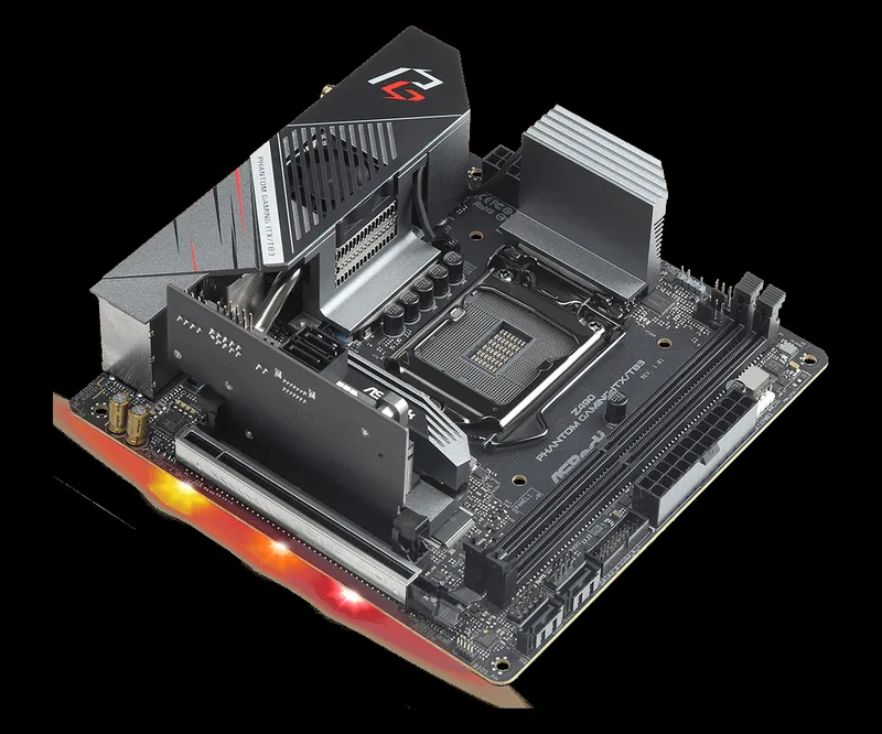 moderkort Fit For ASROCK Z490 Phantom Gaming-ITX/TB3