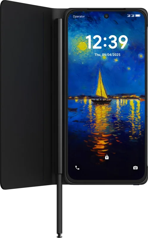 TCL NXTPAPER 60 Ultra MagFlip-fodral med stylus, svart