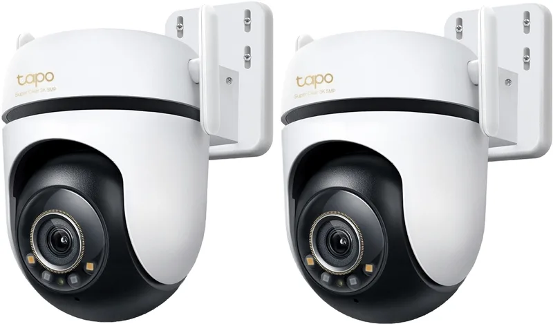 TP-Link Tapo C530WS Övervakningskamera för utomhusbruk Pan/Tilt 2-pack