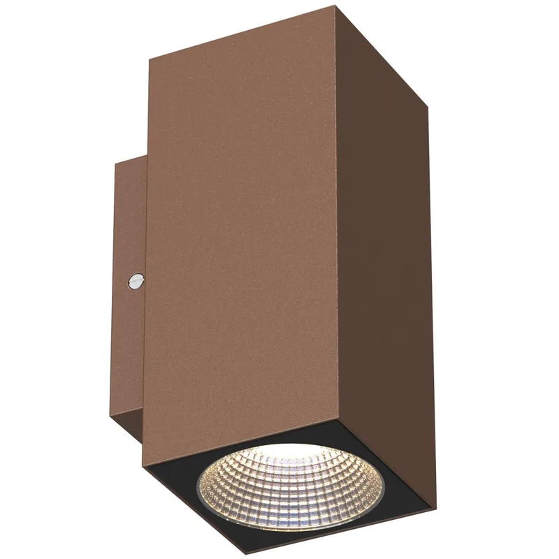 Llitt: Mathias II Väggarmatur LED IP65 3000K 6W 520lm Corten