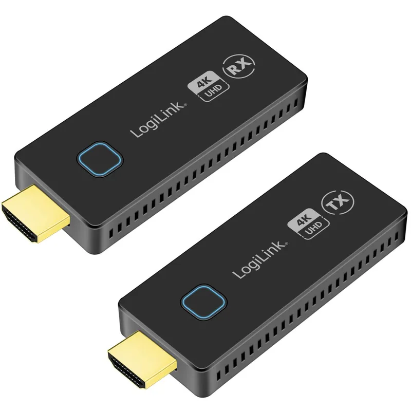 LogiLink: Trådlös HDMI-överföring HDMI till HDMI-kit 1till1 4K@60Hz