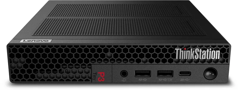 Lenovo ThinkStation P3 Tiny G2, Intel Core Ultra 9 285, 32 GB, 1 TB PCIe SSD, WiFi 7, Bluetooth 5.4, Win11 Pro, inkl. tangentbord och mus, 3 års på-platsen-garanti