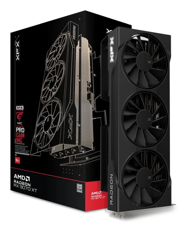 XFX Radeon RX9070XT Swift OC Gaming grafikkort, 16 GB
