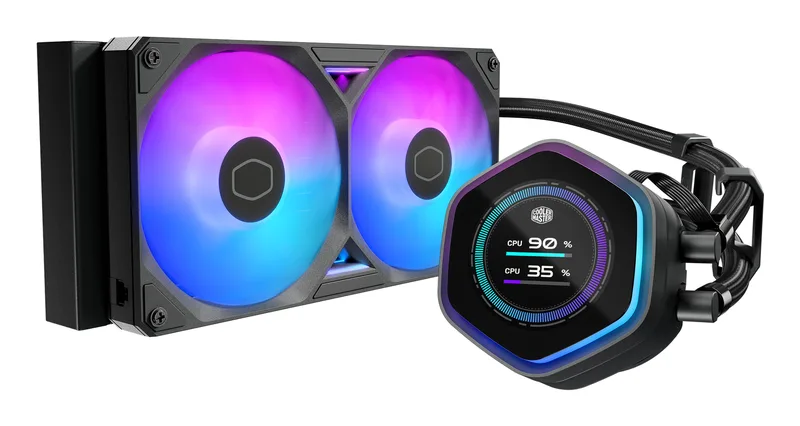 Cooler Master MasterLiquid Atmos II 240 LCD Black Processorfläkt
