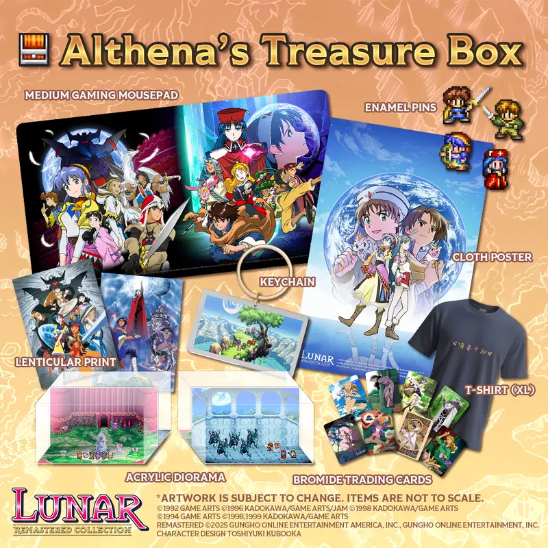 LUNAR Remastered Collection Althena's Treasure Box (No Game Included)