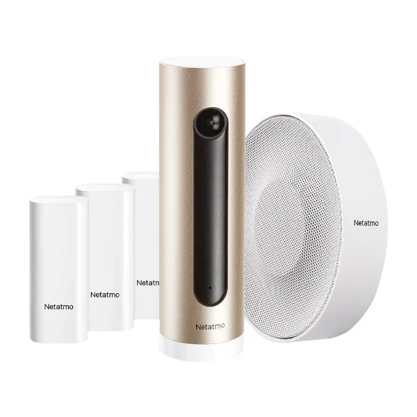 Netatmo Smart övervakningskamera + Sensorer + Siren nbu-icss-eu
