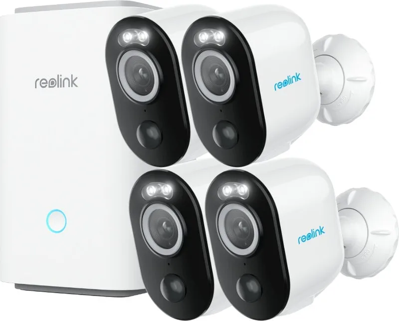 Reolink Argus 3 Pro 2K 4-pack med Home Hub