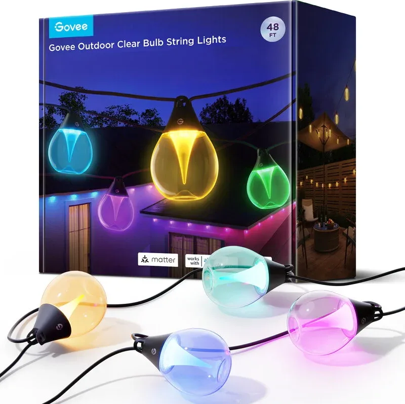 Govee Outdoor Clear Bulb String Lights