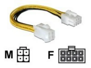 Delock - adapter för effektkontakt