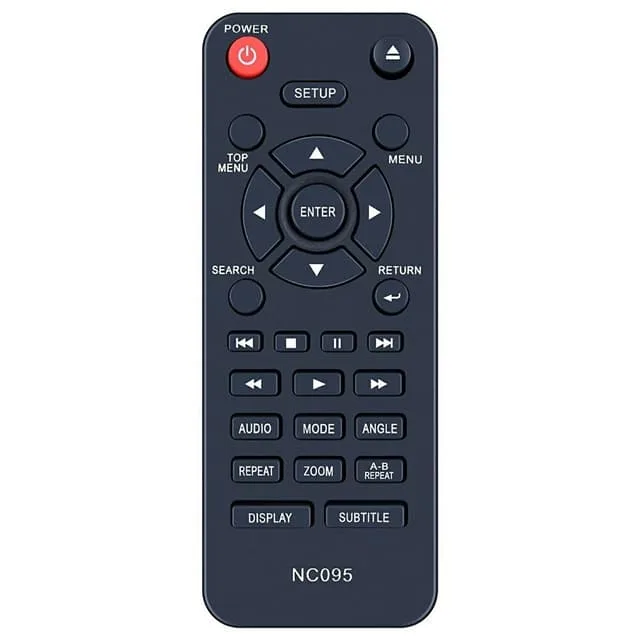 MTK ersättningsfjärrkontroll för NC095 till Sanyo DVD-spelare