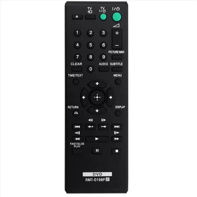 MTK Fjärrkontroll Ersättning för RMT-D198P För Sony