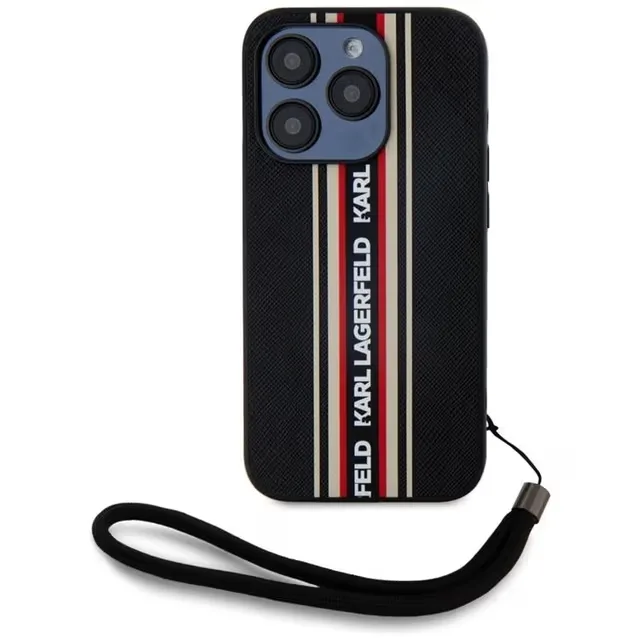 Karl Lagerfeld Mobilskal till iPhone 15 Pro Athleisure Stripes Cord