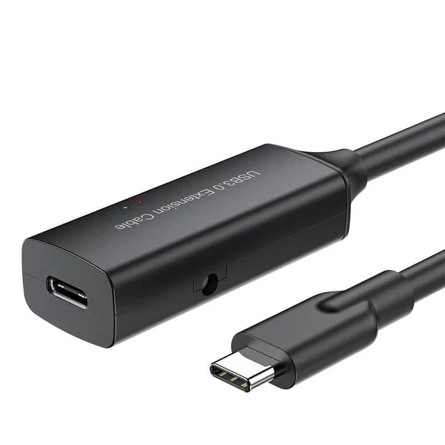 Nördic aktiv 5 m USB-C-förlängningskabel, 5 Gbps