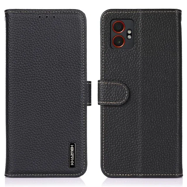 MTK KHAZNEH Skal i äkta läder för Samsung Galaxy XCover7 Pro