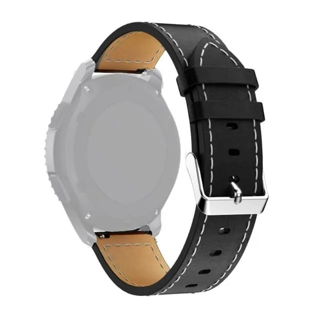 SKALO Läderarmband till OnePlus Watch 3 46mm